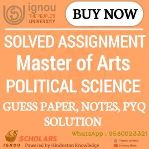MA Political Science