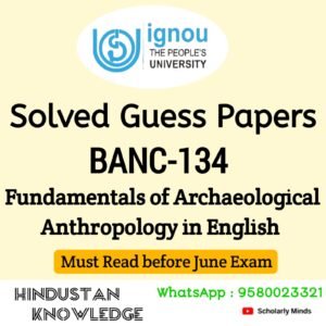 BANC 134 Guess Paper June Exam in English