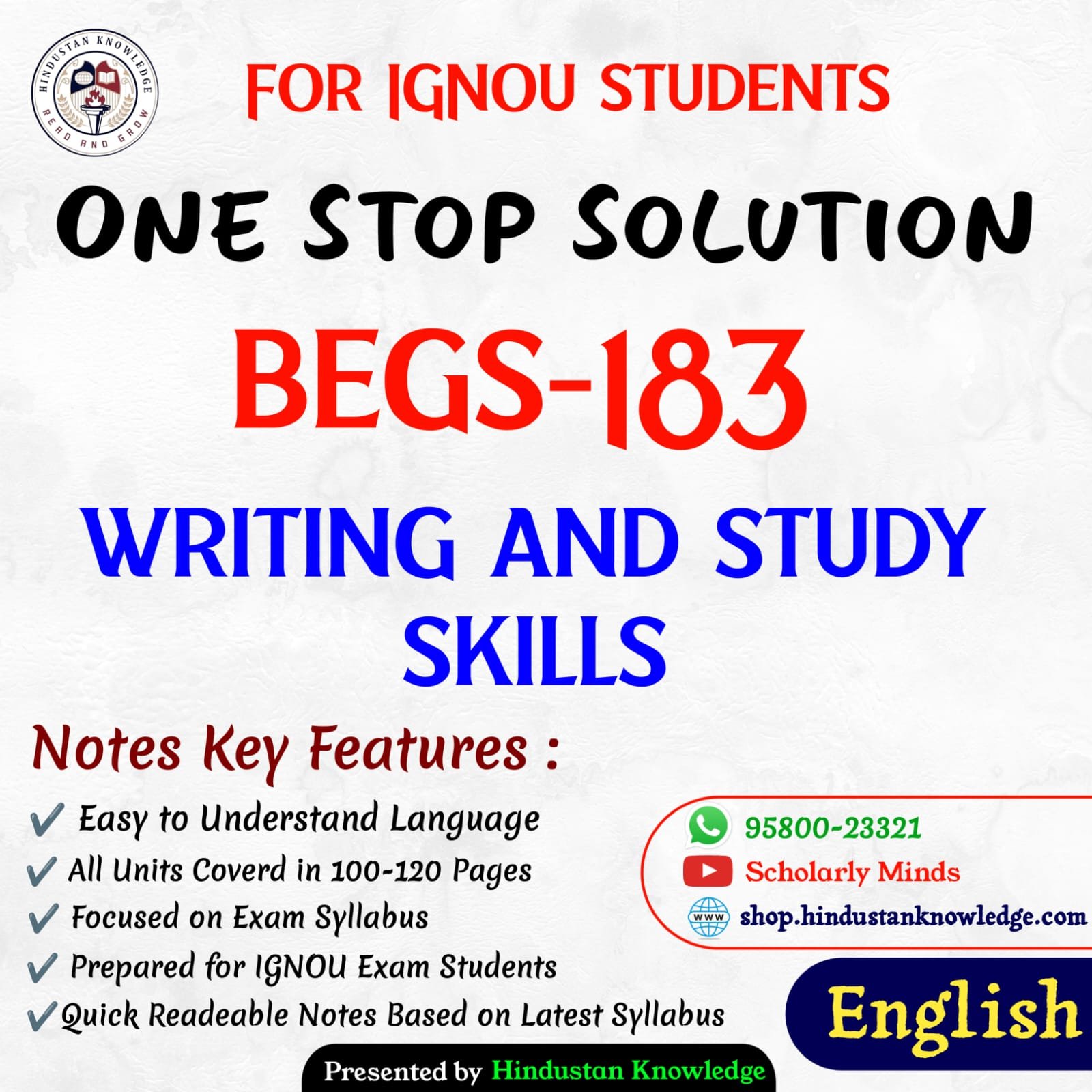 BEGS 183 ENG HELP BOOK