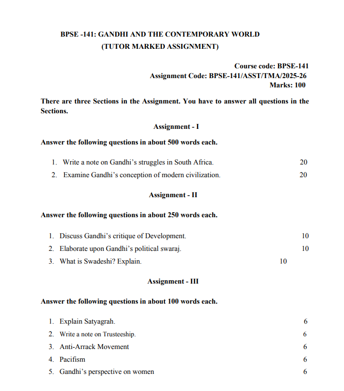 BPSE 141 SA ENG 25-26