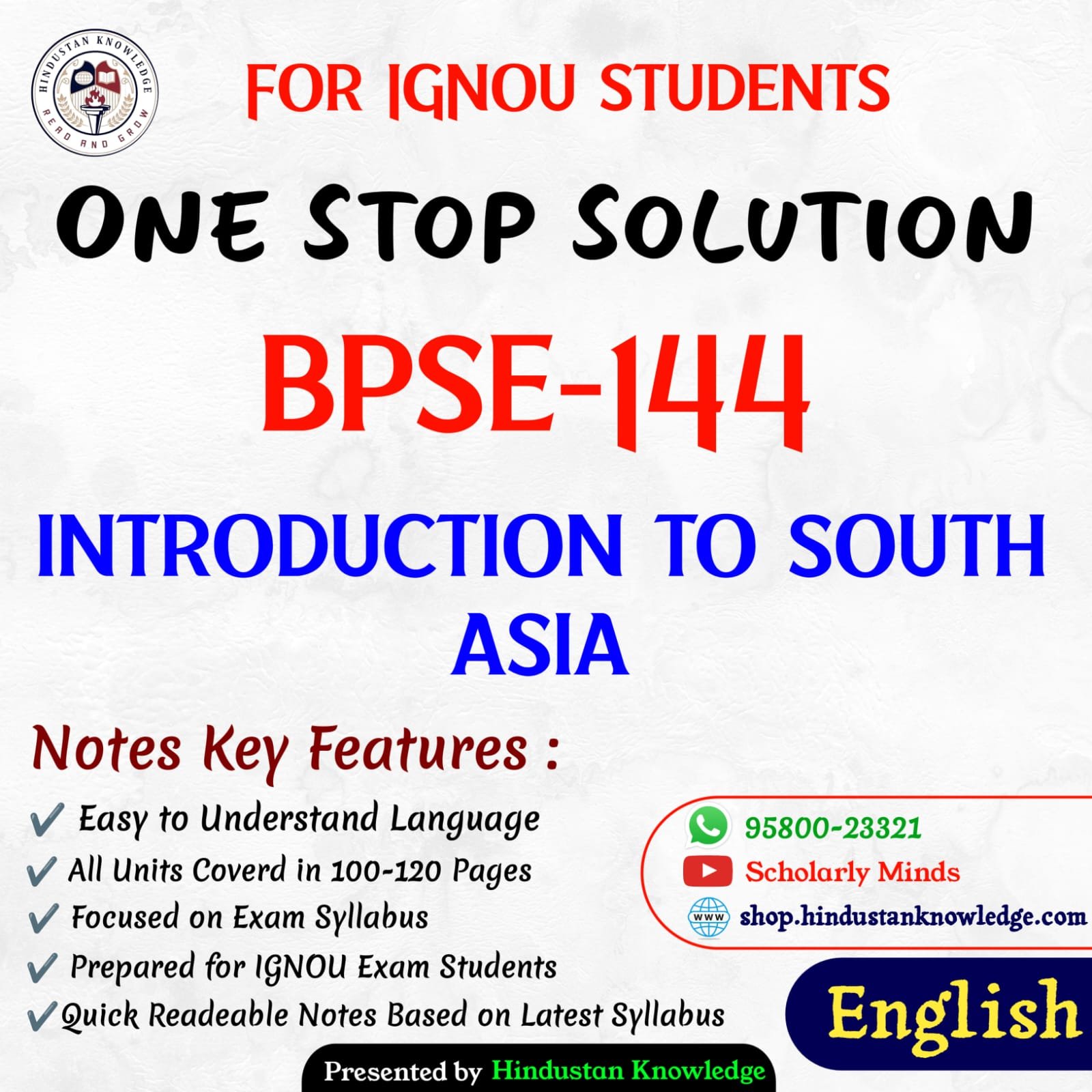 BPSE 144 ENG HELP BOOK