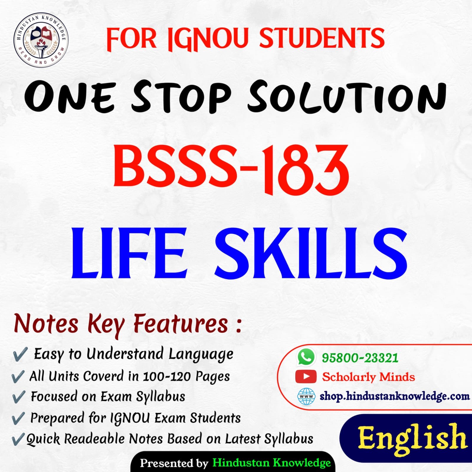 BSSS 183 ENG HELP BOOK