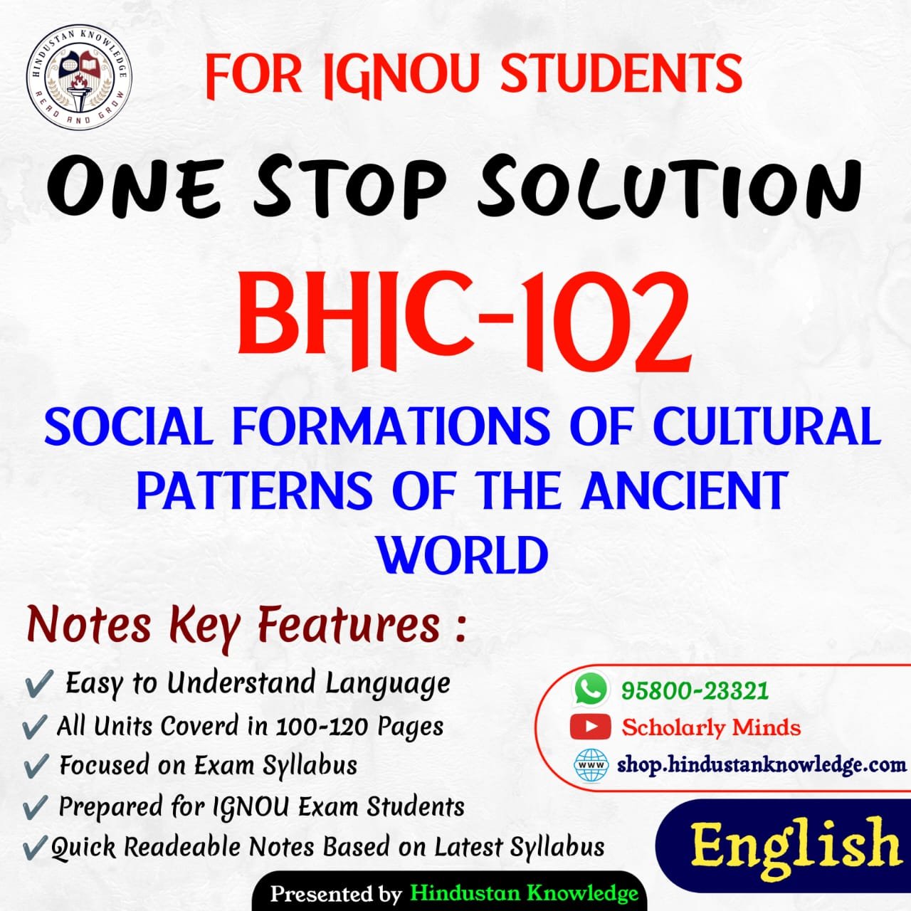 BHIC 102 ENG HELP BOOK