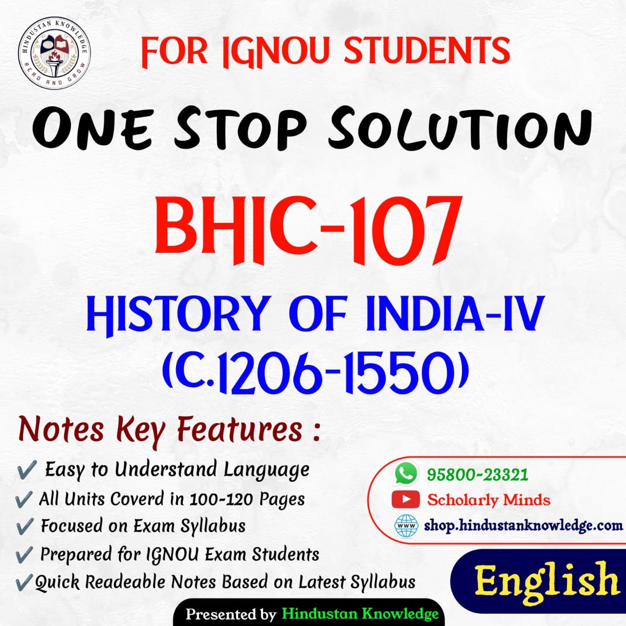 BHIC 107 ENG HELP BOOK