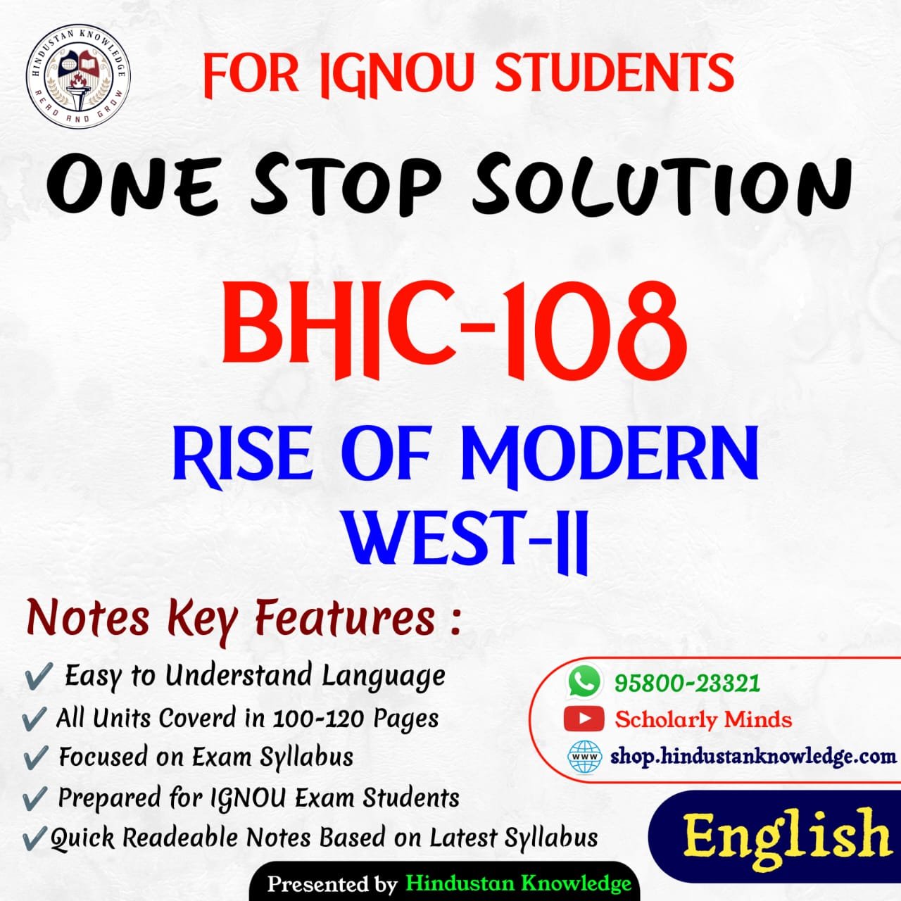 BHIC 108 ENG HELP BOOK