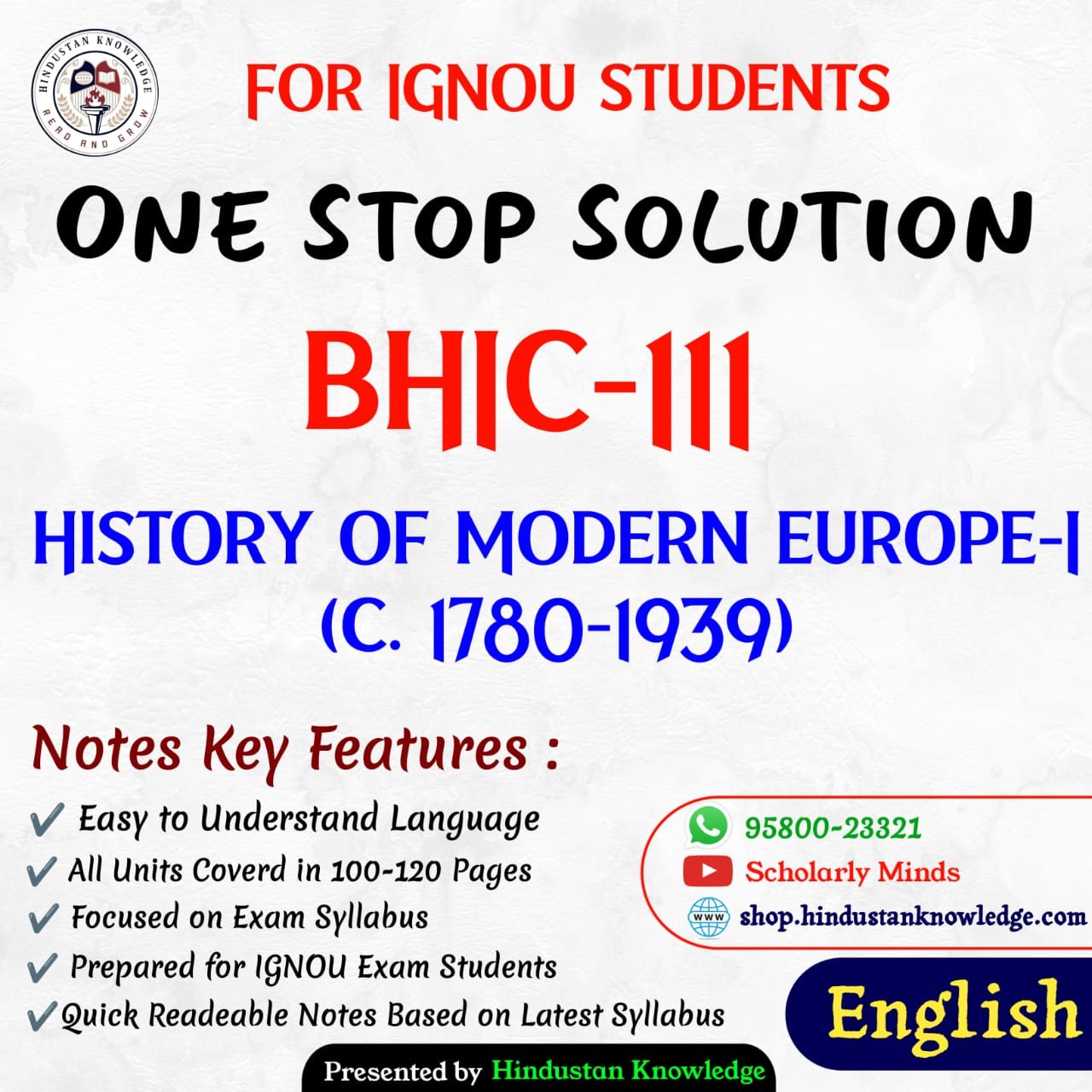 BHIC 111 ENG HELP BOOK