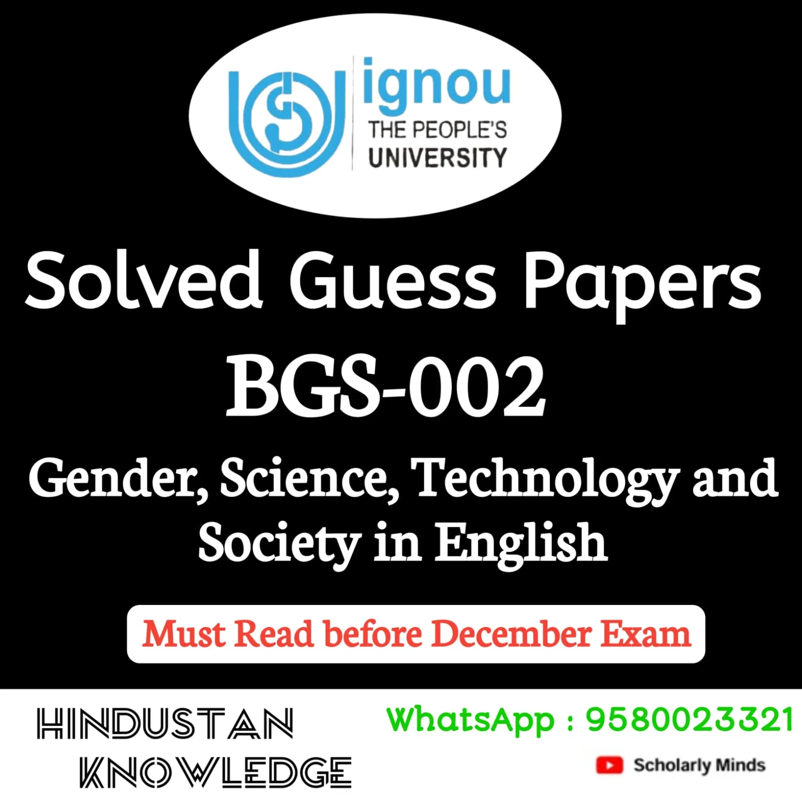 BGS 002 ENGLISH GUESS PAPER