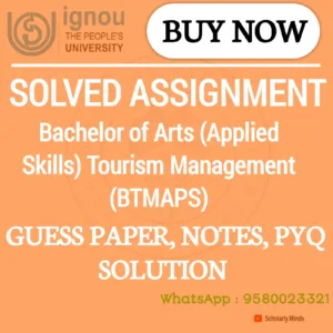 Bachelor of Arts (Applied Skills) Tourism Management (BTMAPS)