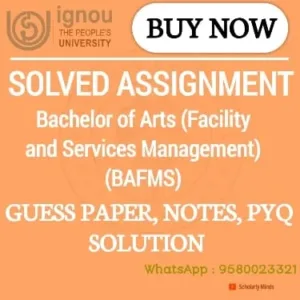 Bachelor of Arts (Facility and Services Management) (BAFSM / BAFFSM)
