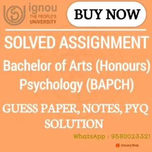Bachelor of Arts (Honours) Psychology (BAPCH)