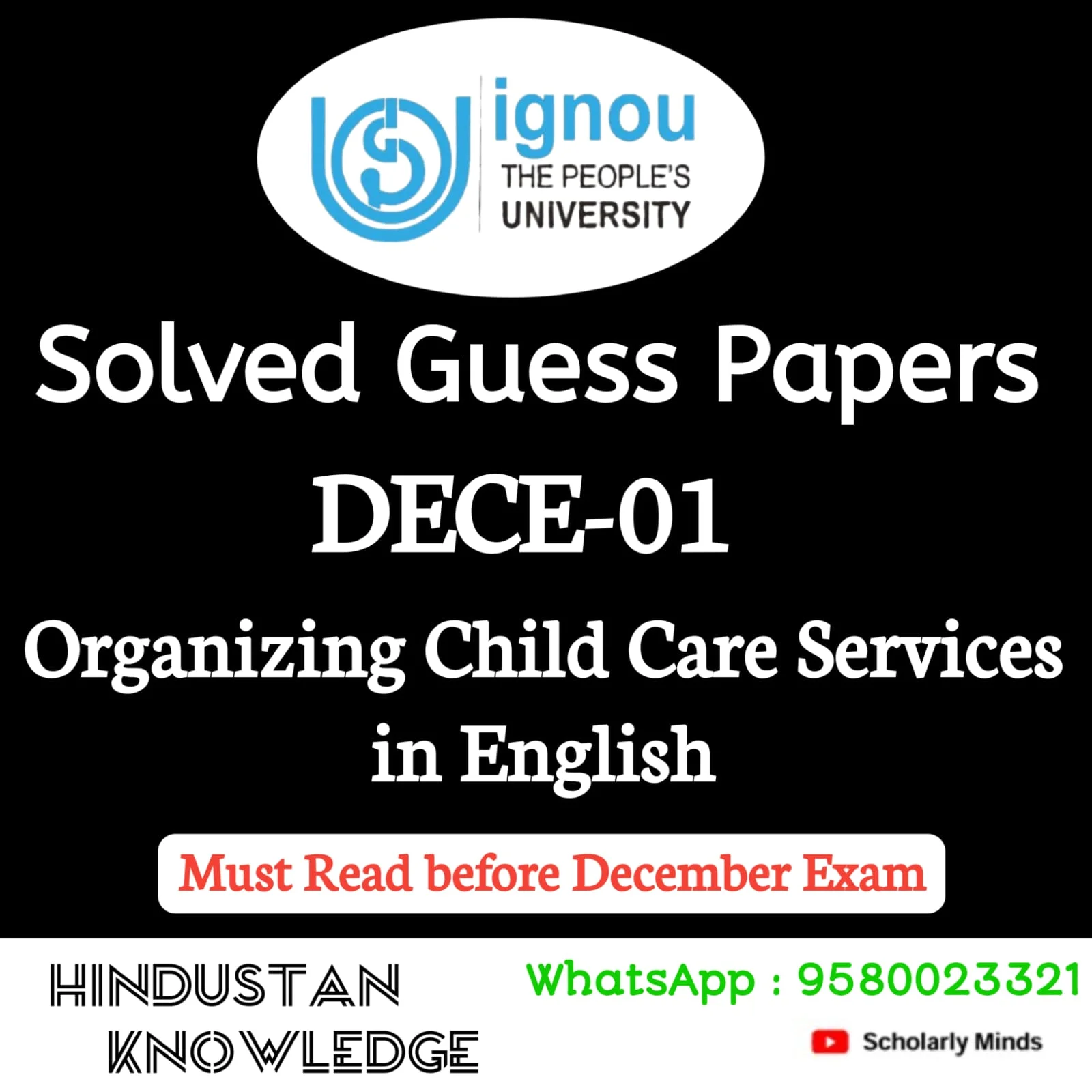 DECE 01 ENGLISH GUESS PAPER